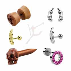 Zeige Produkte für Kategorie Ohrdehner - Fake Piercing Bild für Kategorie Ohrdehner - Fake Piercing