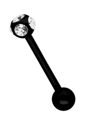 Zeige Details für Piercing Stab Stahl 316L schwarz mit 5-Stein-Kugel in 1,6 mm Bild von Piercing Stab Stahl 316L schwarz mit 5-Stein-Kugel in 1,6 mm