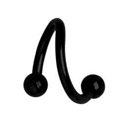 Zeige Details für CBR Piercing Gewindespirale Stahl 316L PVD schwarz in 1,6 mm Bild von CBR Piercing Gewindespirale Stahl 316L PVD schwarz in 1,6 mm