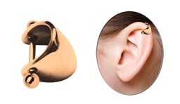 Zeige Details für Ohrpiercing Helix Tragus Schild Stahl Rosegold mit Stab und Kugeln in 1,2 mm Bild von Ohrpiercing Helix Tragus Schild Stahl Rosegold mit Stab und Kugeln in 1,2 mm