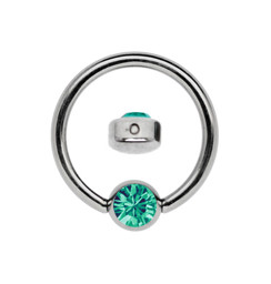 Zeige Details für Lippenpiercing Stahl mit großem Zirkonia, 3 od. 4 mm Ø, flach Bild von Lippenpiercing Stahl mit großem Zirkonia, 3 od. 4 mm Ø, flach