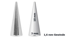 Zeige Details für Stahl Piercing Spitze 3 mm Ø 1,6 x 3/4, 3/6, 3/10, 3/12, 3/16 mm Bild von Stahl Piercing Spitze 3 mm Ø 1,6 x 3/4, 3/6, 3/10, 3/12, 3/16 mm