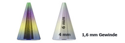 Zeige Details für Stahl Piercing Spitze eloxiert in 4 mm Ø in 1,6 x 5 mm, Verschluss Bild von Stahl Piercing Spitze eloxiert in 4 mm Ø in 1,6 x 5 mm, Verschluss