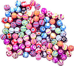 Zeige Details für 10 X Mix Piercingschmuck UV Gewindekugel 1,2 x 3 mm Bild von 10 X Mix Piercingschmuck UV Gewindekugel 1,2 x 3 mm