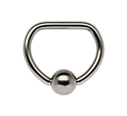 Zeige Details für Brustwarzenpiercing Schmuck D-Ring mit geradem Steg 1,6 x 10 mm Bild von Brustwarzenpiercing Schmuck D-Ring mit geradem Steg 1,6 x 10 mm