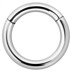 Bild von Piercing Schmuck Smooth Segment Ring Clicker Stahl in 3,0 mm