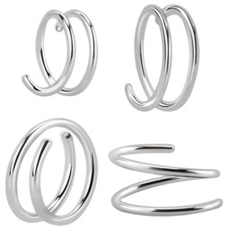 Zeige Details für Nasenpiercing Silber Spirale Nasenring in 0,8 x 7, 9 mm Bild von Nasenpiercing Silber Spirale Nasenring in 0,8 x 7, 9 mm