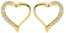 Zeige Details für Piercing Smooth Segment Ring Clicker gold, Herz mit Steinen in 1,2 mm Bild von Piercing Smooth Segment Ring Clicker gold, Herz mit Steinen in 1,2 mm