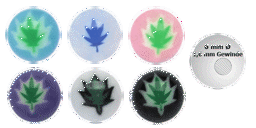 Zeige Details für Piercing Schmuck Acryl Verschlusskugel mit Hanfblatt 1,6 x 6 mm Bild von Piercing Schmuck Acryl Verschlusskugel mit Hanfblatt 1,6 x 6 mm