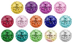 Zeige Details für Epoxy Ferido Piercing Multi Kristall Kugel 1,6 x 5 mm + Überzug Bild von Epoxy Ferido Piercing Multi Kristall Kugel 1,6 x 5 mm + Überzug
