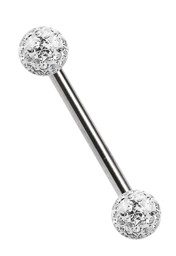 Zeige Details für Titan Brustpiercing Stab 1,6 x 12-20 mm + Ferido Epoxy Kugeln Bild von Titan Brustpiercing Stab 1,6 x 12-20 mm + Ferido Epoxy Kugeln