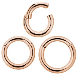 Zeige Details für Piercing Schmuck Smooth Segment Ring Clicker Rosegold in 3,0 mm Bild von Piercing Schmuck Smooth Segment Ring Clicker Rosegold in 3,0 mm