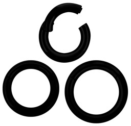 Zeige Details für Piercing Schmuck Smooth Segment Ring Clicker schwarz in 3,0 mm Bild von Piercing Schmuck Smooth Segment Ring Clicker schwarz in 3,0 mm
