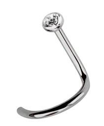 Zeige Details für Titan Nasenstecker, Nose Stud mit Spirale, Stein 2,2 mm, Stab 1,0 mm Bild von Titan Nasenstecker, Nose Stud mit Spirale, Stein 2,2 mm, Stab 1,0 mm