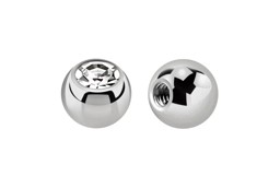 Zeige Details für Piercing Kugel Stahl 316L mit großem Stein 1,2 x 4 mm Bild von Piercing Kugel Stahl 316L mit großem Stein 1,2 x 4 mm
