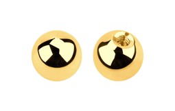 Zeige Details für Piercingschmuck Kugel Stahl PVD 18 kt. Hartvergoldung 1,6 x 5 mm Bild von Piercingschmuck Kugel Stahl PVD 18 kt. Hartvergoldung 1,6 x 5 mm