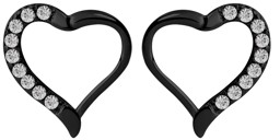 Zeige Details für Piercing Smooth Segment Ring Clicker schwarz, Herz mit Steinen in 1,2 mm Bild von Piercing Smooth Segment Ring Clicker schwarz, Herz mit Steinen in 1,2 mm