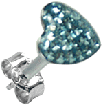 Zeige Details für Ohr Piercing Stecker Stahl, Herz 8 mm x 2,3 mm, Stab 0,8 x 8 mm Bild von Ohr Piercing Stecker Stahl, Herz 8 mm x 2,3 mm, Stab 0,8 x 8 mm