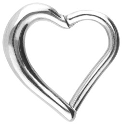 Zeige Details für Piercing Schmuck Segment Clicker Herz aus 316l Stahl in 1,2 mm Bild von Piercing Schmuck Segment Clicker Herz aus 316l Stahl in 1,2 mm