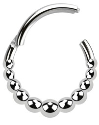 Zeige Details für Piercing Smooth Segment Ring Clicker 316l Stahl mit Kugeln Bild von Piercing Smooth Segment Ring Clicker 316l Stahl mit Kugeln