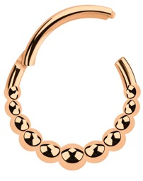 Zeige Details für Piercing Smooth Segment Ring Clicker 316l Stahl Rosegold mit Kugeln Bild von Piercing Smooth Segment Ring Clicker 316l Stahl Rosegold mit Kugeln