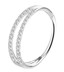 Bild von Piercing Segment Clicker 316l Stahl 2er-Ring mit Steinkranz 1,2 mm