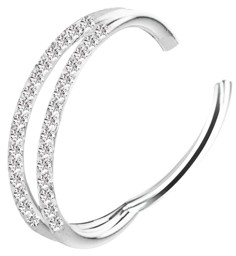 Zeige Details für Piercing Segment Clicker 316l Stahl 2er-Ring mit Steinkranz 1,2 mm Bild von Piercing Segment Clicker 316l Stahl 2er-Ring mit Steinkranz 1,2 mm