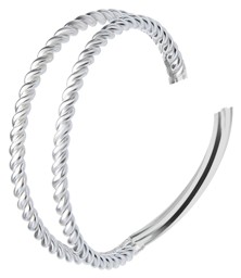 Zeige Details für Piercing Segment Clicker 316l Stahl 2er-Ring gedreht in 1,2 mm Bild von Piercing Segment Clicker 316l Stahl 2er-Ring gedreht in 1,2 mm