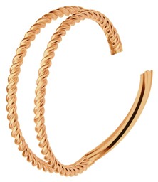 Zeige Details für Piercing Segment Clicker Rosegold 2er-Ring gedreht in 1,2 mm Bild von Piercing Segment Clicker Rosegold 2er-Ring gedreht in 1,2 mm