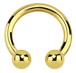 Zeige Details für CBR Gewindering mit 6 mm Kugeln aus 316l Stahl PVD Gold in 3,0 mm Bild von CBR Gewindering mit 6 mm Kugeln aus 316l Stahl PVD Gold in 3,0 mm