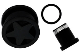 Zeige Details für Ohrpiercing Schmuck Tunnel Stahl mit Stern PVD schwarz 3-14 mm Bild von Ohrpiercing Schmuck Tunnel Stahl mit Stern PVD schwarz 3-14 mm