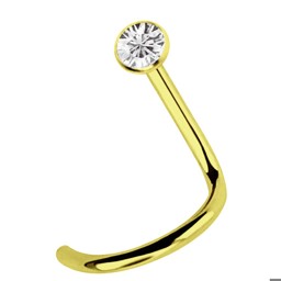 Zeige Details für Titan Nasenstecker mit Spirale, Stein 2,2 mm, Stab 1,0 mm, Gold Bild von Titan Nasenstecker mit Spirale, Stein 2,2 mm, Stab 1,0 mm, Gold
