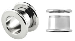 Zeige Details für Ohr Piercing Stahl Flesh Tunnel mit Außengewinde in 22-30 mm Ø Bild von Ohr Piercing Stahl Flesh Tunnel mit Außengewinde in 22-30 mm Ø