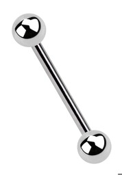 Zeige Details für Titan Zungenpiercing Stab in 1,6 x 4-22 mm + 2 Titan Kugeln Bild von Titan Zungenpiercing Stab in 1,6 x 4-22 mm + 2 Titan Kugeln