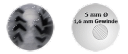Zeige Details für Piercingschmuck Acryl Verschluss Kugel, Pfeile in 1,6 x 5 mm Bild von Piercingschmuck Acryl Verschluss Kugel, Pfeile in 1,6 x 5 mm
