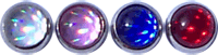 Zeige Details für Piercingschmuck Kugel Stahl mit Holo Motiv 1,6 x 5 mm Bild von Piercingschmuck Kugel Stahl mit Holo Motiv 1,6 x 5 mm