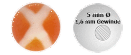 Zeige Details für Piercingschmuck Acryl Verschluss Kugel, X mit Glitzer in 1,6 x 5 mm Bild von Piercingschmuck Acryl Verschluss Kugel, X mit Glitzer in 1,6 x 5 mm