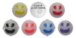 Zeige Details für Piercing Schmuck Acryl Verschlusskugel mit Smiley in 1,6 x 6 mm Bild von Piercing Schmuck Acryl Verschlusskugel mit Smiley in 1,6 x 6 mm