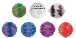 Zeige Details für Piercingschmuck Acryl Verschluss Kugel, Pfeile in 1,6 x 6 mm Bild von Piercingschmuck Acryl Verschluss Kugel, Pfeile in 1,6 x 6 mm