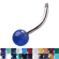 Zeige Details für Bauchnabel Piercing Banane Titan Stab 6 mm Edelsteinkugel, fest Bild von Bauchnabel Piercing Banane Titan Stab 6 mm Edelsteinkugel, fest
