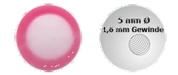 Zeige Details für Piercing Schmuck Acryl Verschlusskugel, Kreis in 1,6 x 5 mm Bild von Piercing Schmuck Acryl Verschlusskugel, Kreis in 1,6 x 5 mm