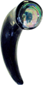 Zeige Details für Ohrpiercing Schmuck Dehn Horn mit Opal Effekt Bild von Ohrpiercing Schmuck Dehn Horn mit Opal Effekt