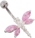 Zeige Details für Bauchnabel Piercing Libelle aus 925er Silber mit 8 gefassten Steinen Bild von Bauchnabel Piercing Libelle aus 925er Silber mit 8 gefassten Steinen