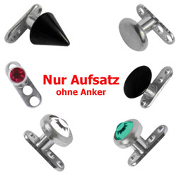 Zeige Details für Oberflächenpiercing Dermal Aufsätze in ver. Formen mit 1,2 mm Stift Bild von Oberflächenpiercing Dermal Aufsätze in ver. Formen mit 1,2 mm Stift