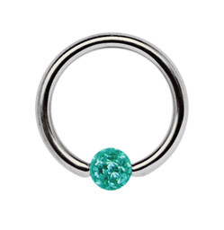 Zeige Details für Titan Piercing Ring in 1,6 x 8-12 mm mit Ferido Epoxy Kugel Bild von Titan Piercing Ring in 1,6 x 8-12 mm mit Ferido Epoxy Kugel
