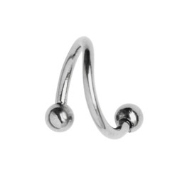 Zeige Details für Piercing Titan Spirale in 1,2 x 7, 8, 9, 10, 12 mm mit Kugeln Bild von Piercing Titan Spirale in 1,2 x 7, 8, 9, 10, 12 mm mit Kugeln