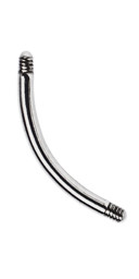 Zeige Details für Titan Piercing Banane, gebogener Stab in 1,6 x 16-22 mm Bild von Titan Piercing Banane, gebogener Stab in 1,6 x 16-22 mm