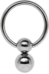 Zeige Details für Intimpiercing Titan Intimring mit Doppel-Klemmkugel in 5/6 mm Ø Bild von Intimpiercing Titan Intimring mit Doppel-Klemmkugel in 5/6 mm Ø