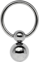 Zeige Details für Intimpiercing Titan Intimring mit Doppel-Klemmkugel in 5/8 mm Ø Bild von Intimpiercing Titan Intimring mit Doppel-Klemmkugel in 5/8 mm Ø
