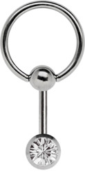 Zeige Details für Intimschmuck Titan Intimring mit Stab-Klemmkugel und 6 mm Stein Bild von Intimschmuck Titan Intimring mit Stab-Klemmkugel und 6 mm Stein